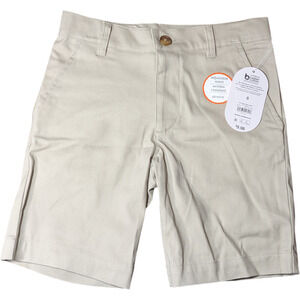 Wonder Nation - Tan /Beige - Kids Shorts-Size 8 - Adjustable Waist -Stretch NWT